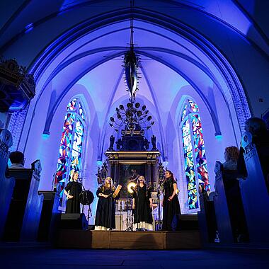 The Baltic Sisters singing in St. Jürgen Church